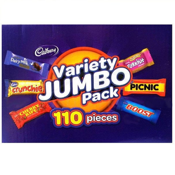 Cadbury-Variety-Jumbo-Pack-110-Pieces__08103 Cadbury Variety Jumbo Pack 110 Pieces 1.68kg Box - Image 1
